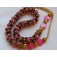 ''Spring blossoms'' necklace