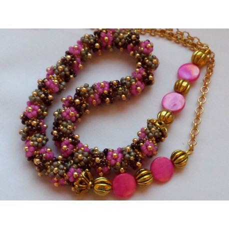 ''Spring blossoms'' necklace